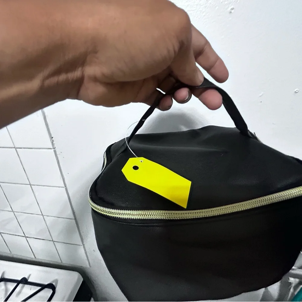 Black Travel Bag with Handle